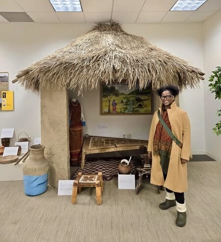 Commissioner Conley in Somali Museum