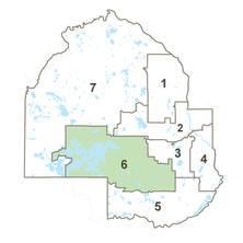 Map of Hennepin County with District 6 highlighted.