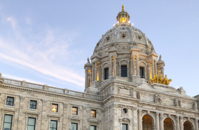 A photo of the Minnesota State Capitol.