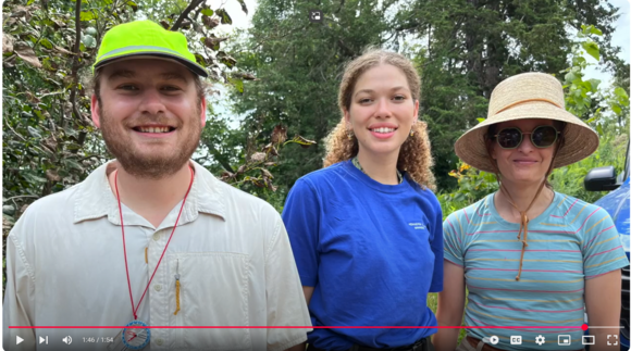 Screenshot of Earth Day video