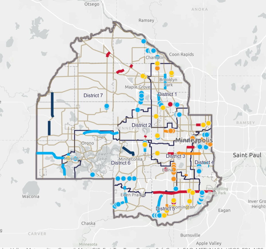 2025 Transportation Activities Map