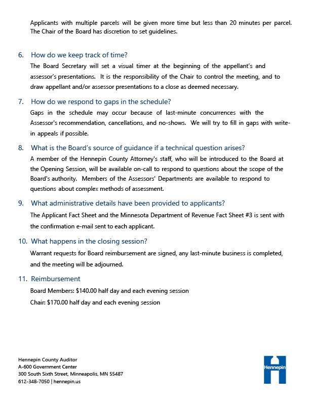 Board of Equalization Fact Sheet 2