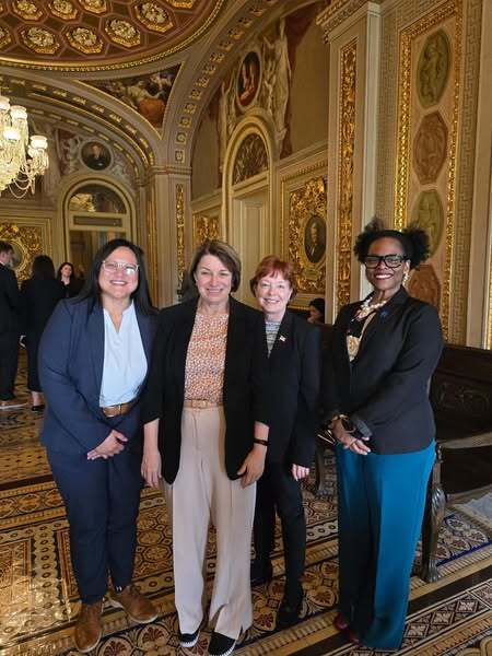 Chair Fernando, Senator Klobuchar, Commissioner Goettel, Commissioner Conley
