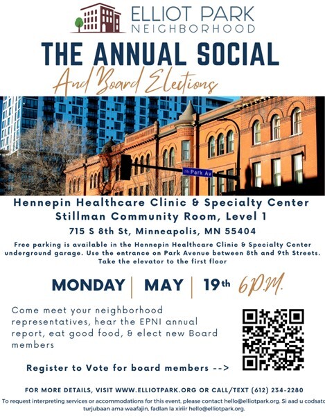 Elliot Park Annual Social