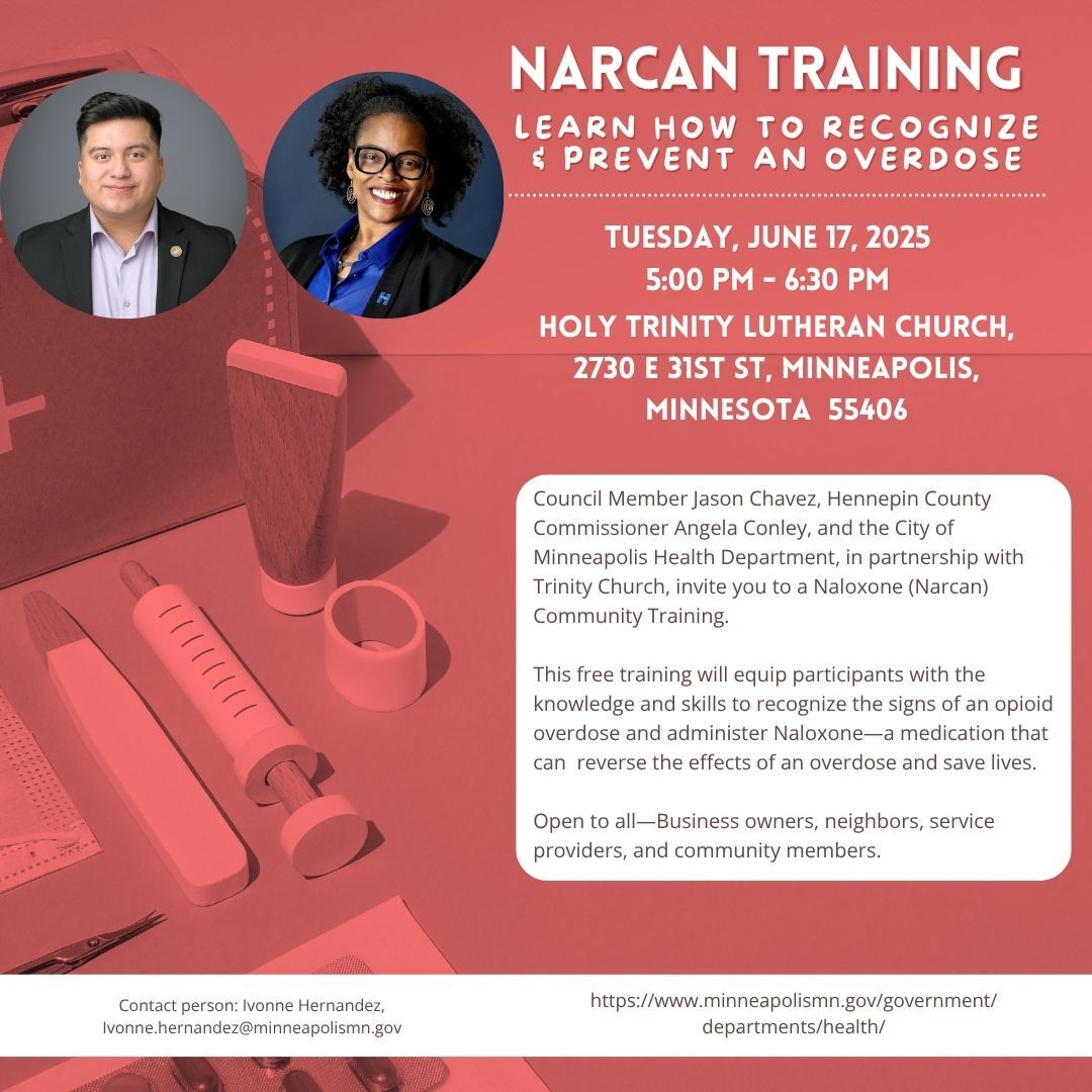 narcan training flyer