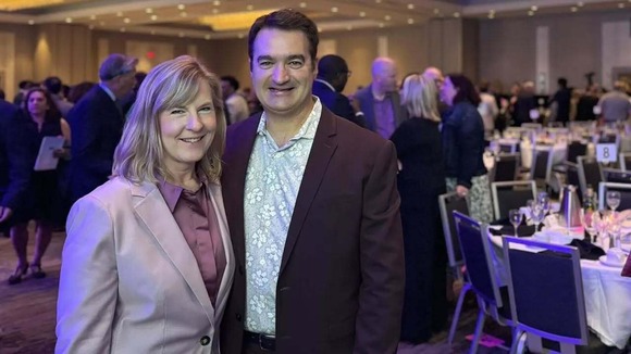 Melissa and Mark Hortman at the 2025 Humphrey-Mondale Dinner