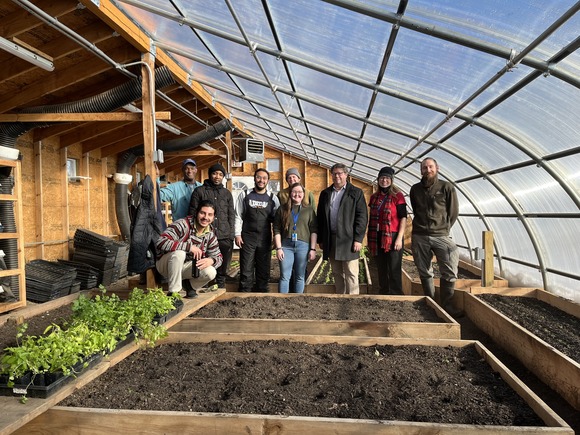 Green Partners grantee Appetite for Change winter greenhouse tour