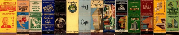 Collage of matchbook covers