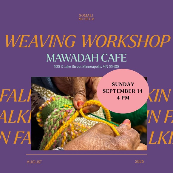 weaving workshop flyer
