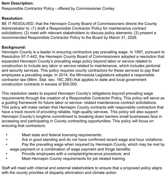 Responsible Contractor