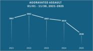 aggravated assault totals through november