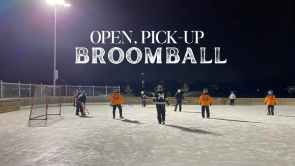 Pick-up broomball flyer