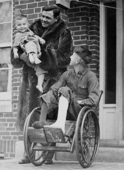 Babe Ruth visits Minnesota