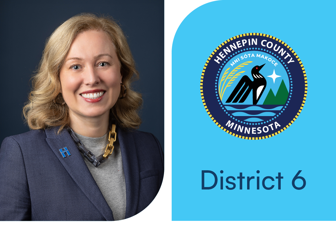 Commissioner headshot and district number 6