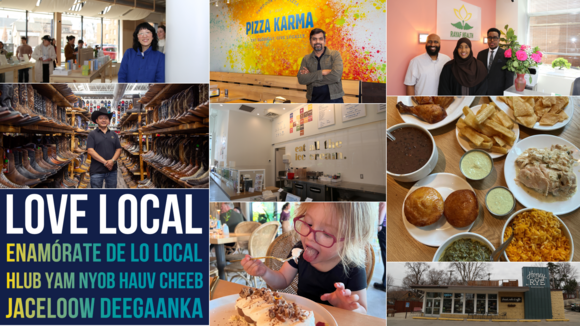 Shop Local Month collage