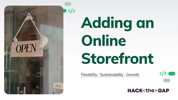 Adding a store front blurb