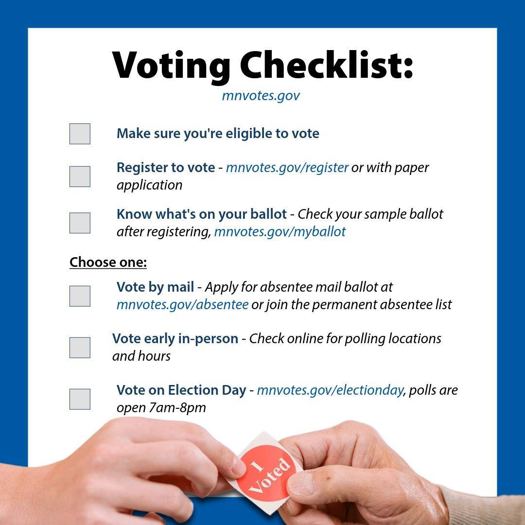 Voting Checklist