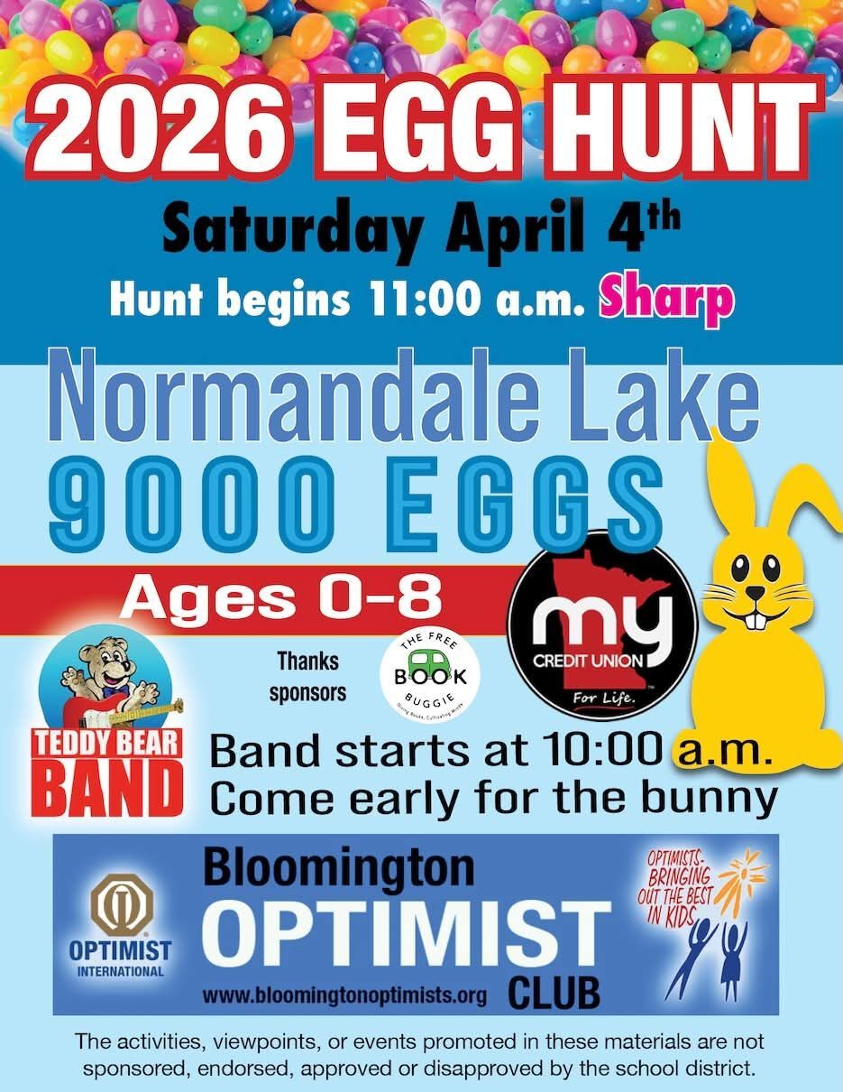Flyer for egg hunt