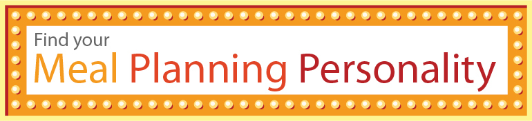 Find your meal planning personality graphic