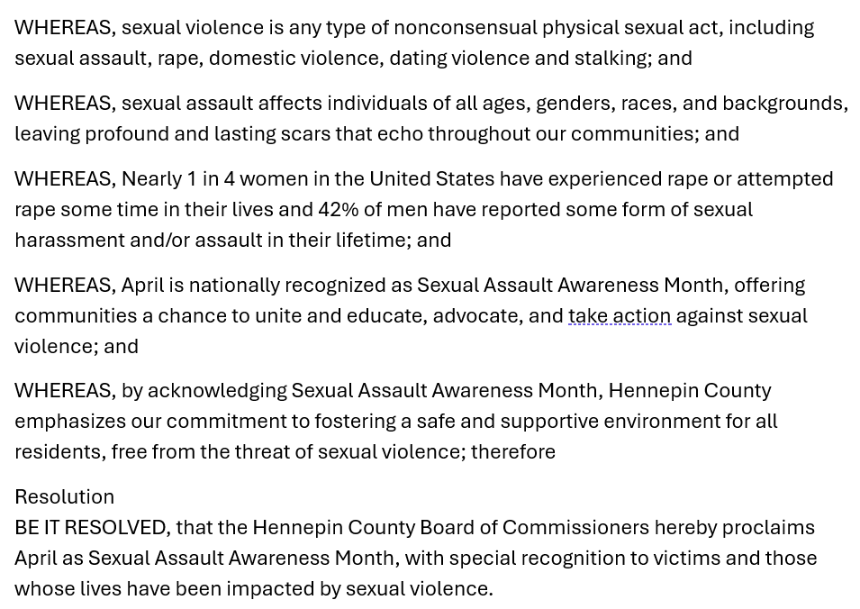 sexual assault awareness month