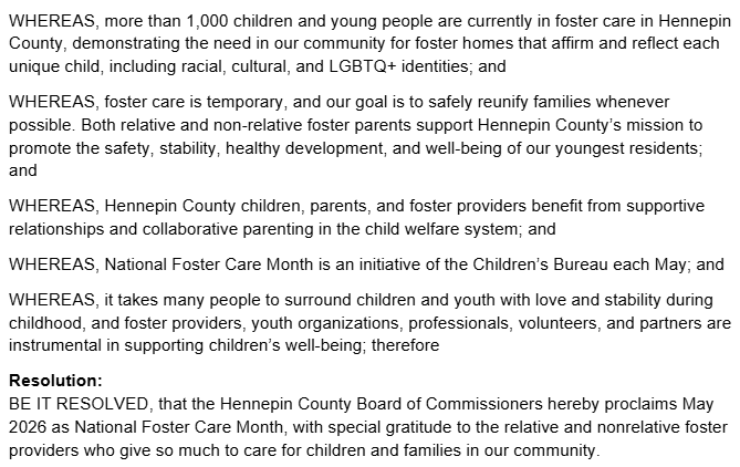 foster care