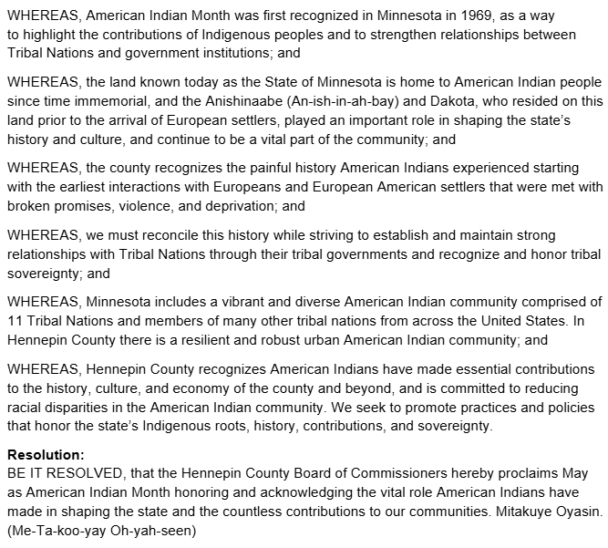 american indian month