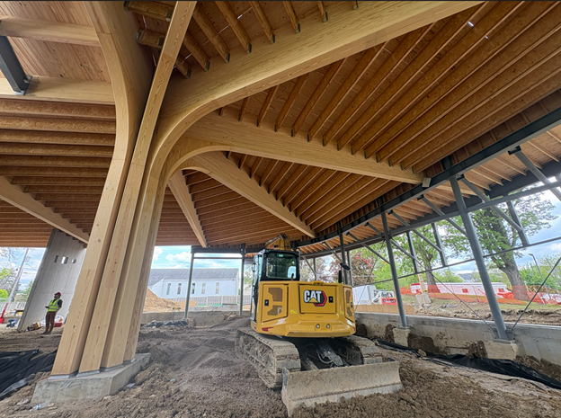 Reading room and park porch at Westonka Library