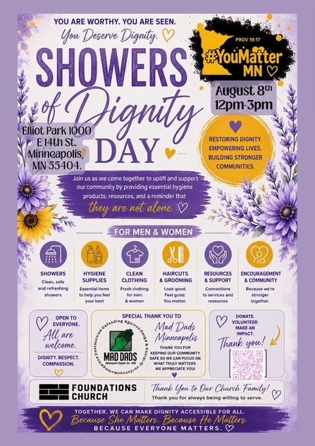 showers of dignity day
