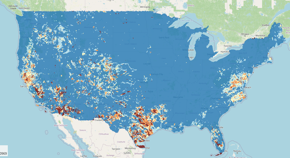USGS map of united states