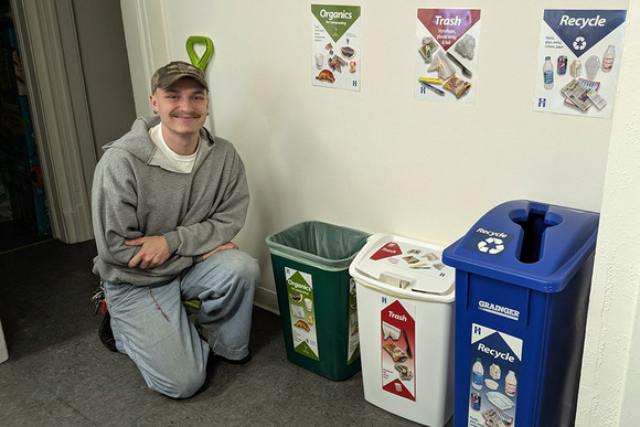 recycling bins from Hennepin County