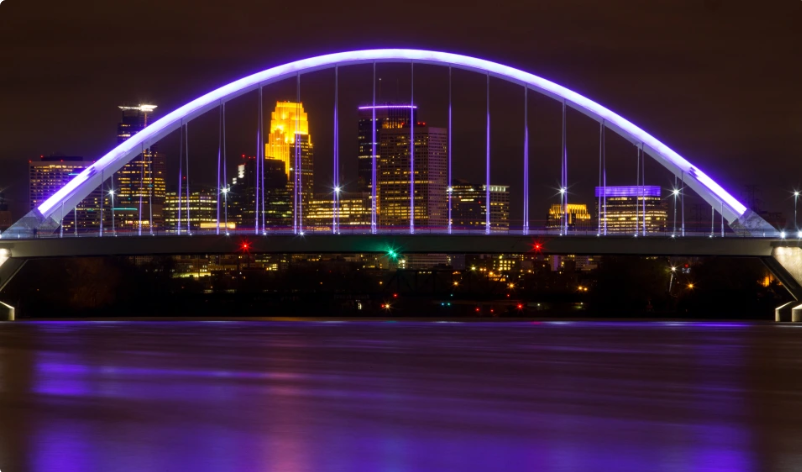 purple bridge