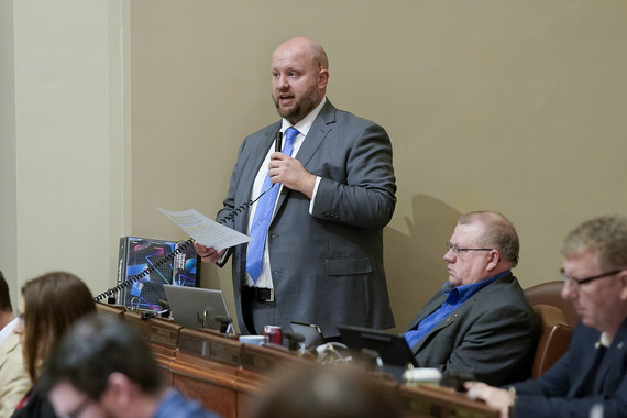 Rep. Joe Schomacker speaks on the House Floor