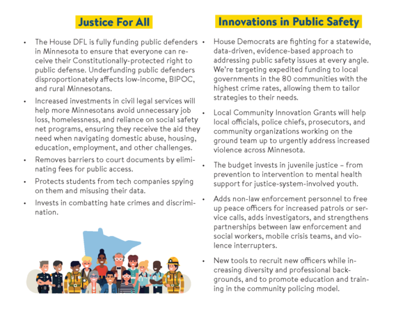 Public safety & Judiciary Graphic
