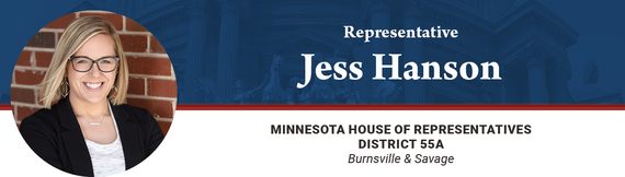 Rep. Jess Hanson header