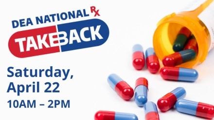 National Prescription Drug Takeback Day Graphic