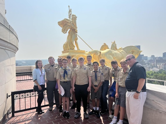 Rep. Huot and Boy Scouts