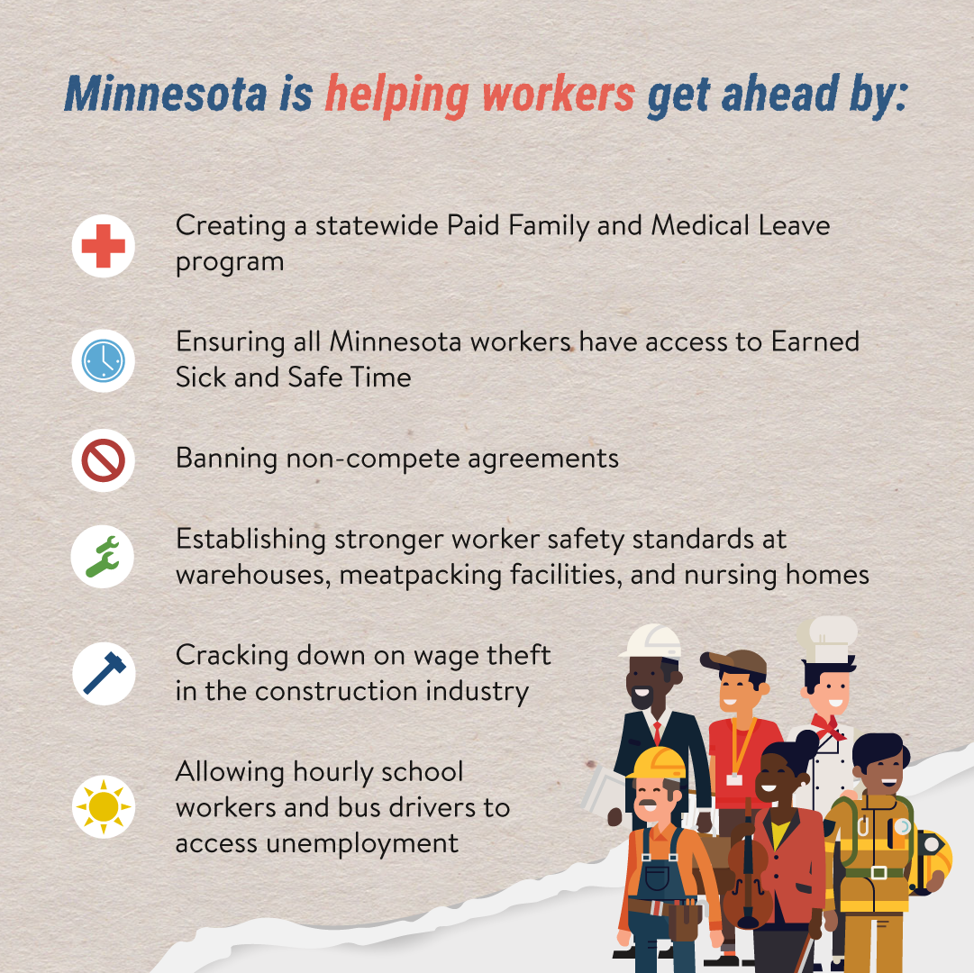 Labor Bills DFLers passed