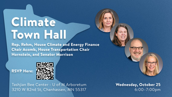 Climate Town Hall graphic