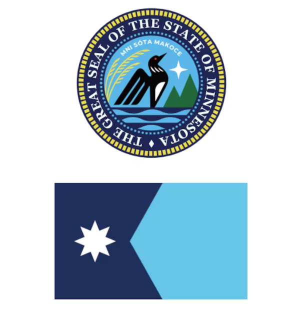 New State Seal and Flag