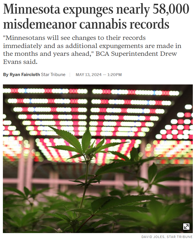 Expunging Cannabis Records