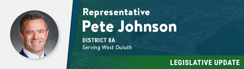 Rep. Pete Johnson email update banner