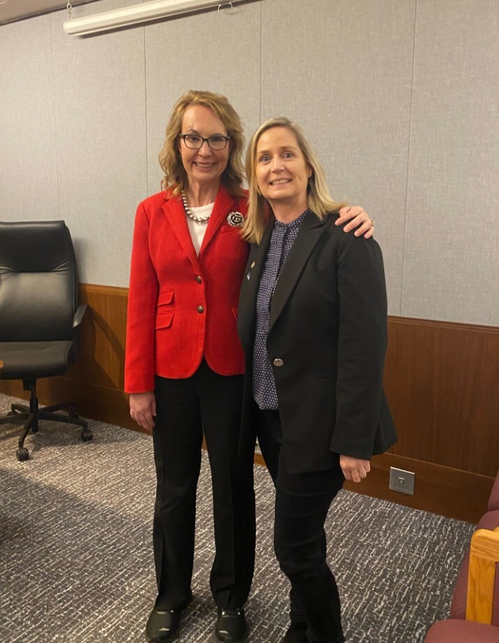 Rep. Rehm and Gabby Giffords