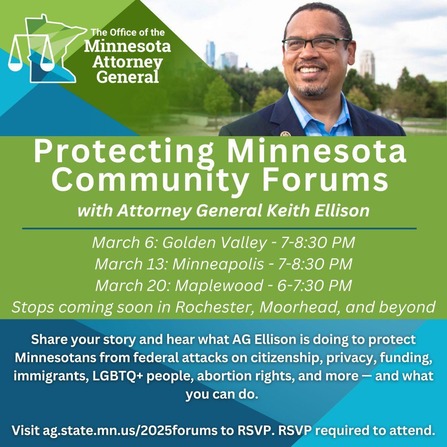 Ellison Protecting Minnesota Tour