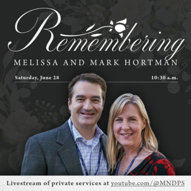 Melissa and Mark Hortman Funeral