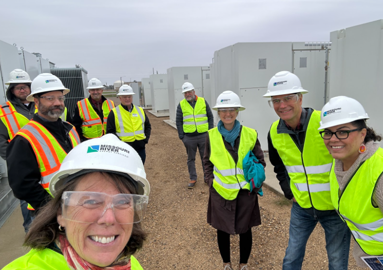 Rep. Jones on the tour