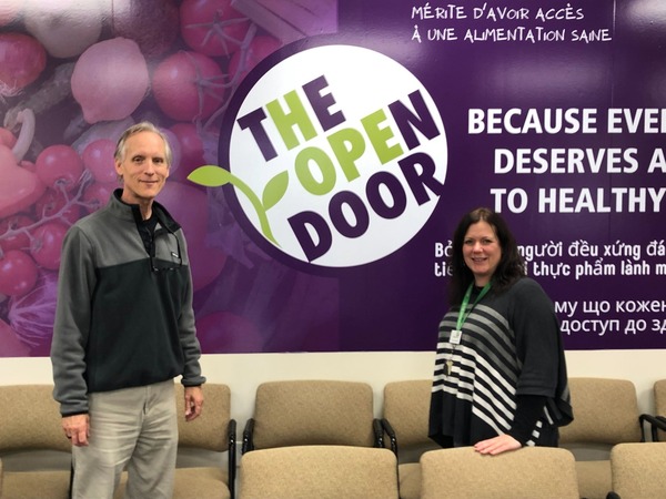 Rep. Bierman at Open Door Pantry