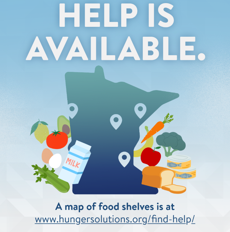 Hunger Solutions graphic with website