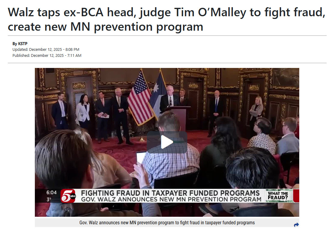 12-12 Walz Appointment