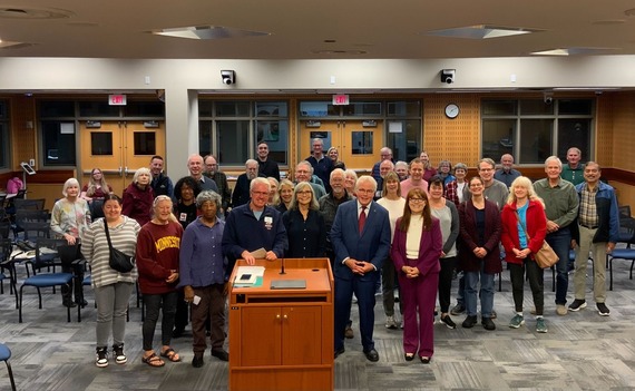 Rep. Klevorn, Rep. Carroll, and Sen. Westlin at the SD 42 Town Hall 