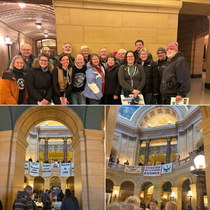 Pursell attending ICE Out and environmental rallies in the Capitol